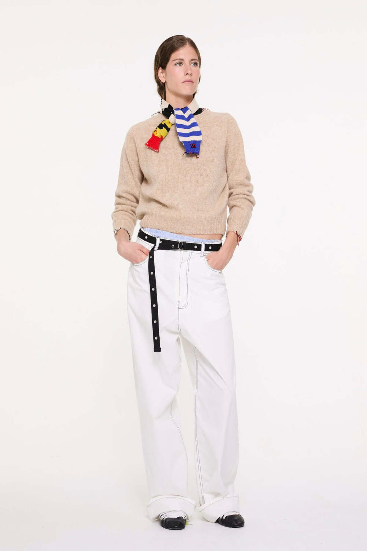 LA FETICHE Joy Crewneck Shetland Sweater - Image 8 of 10