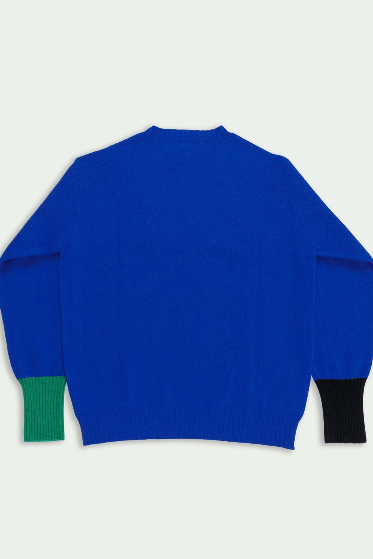 LA FETICHE Lambswool Sweater with Contrast Cuff - Image 7 of 10