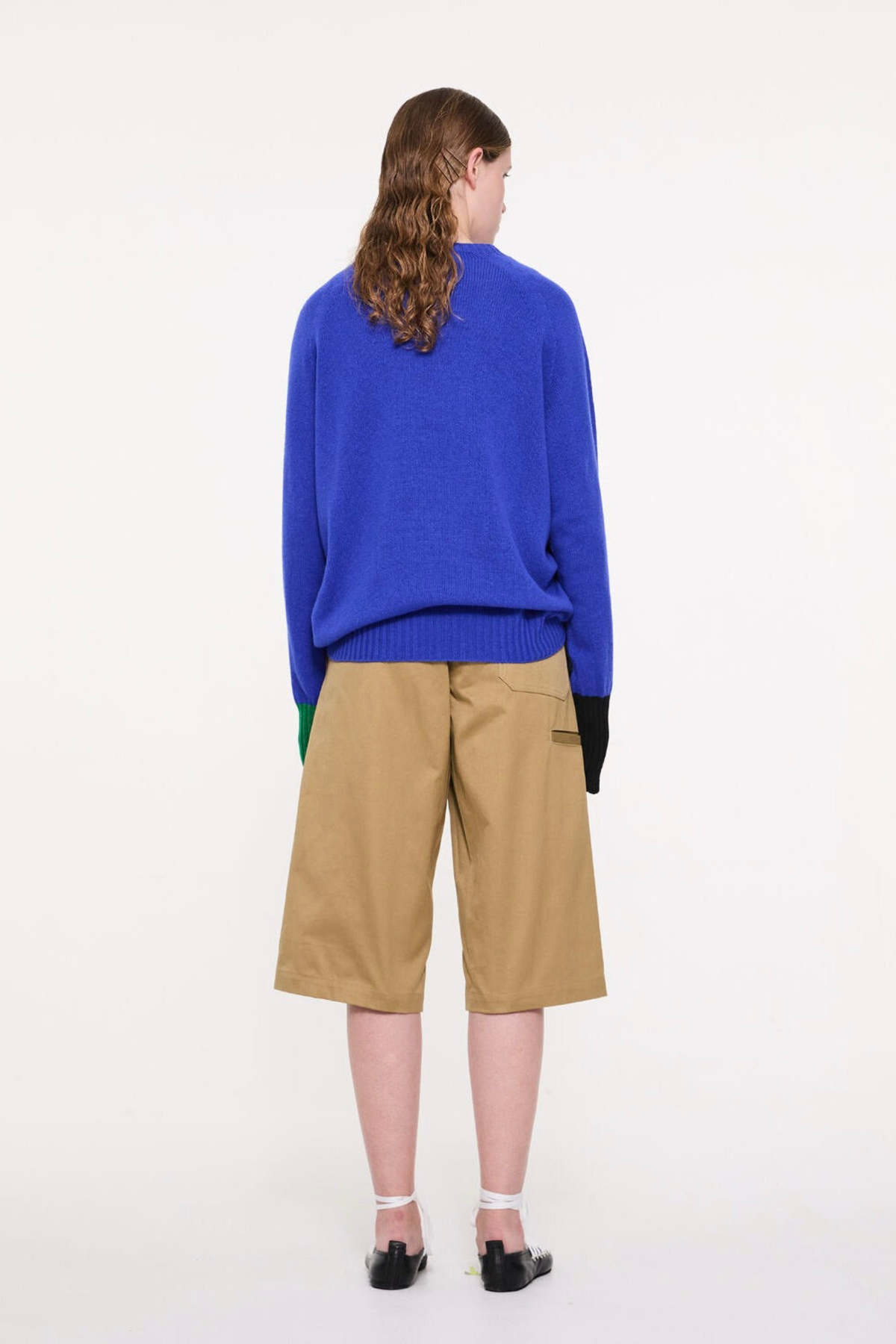 LA FETICHE Lambswool Sweater with Contrast Cuff - Image 10 of 10