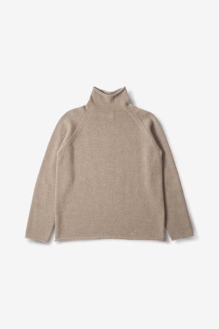 Margaret Howell Cable Sweatshirt - Soft Donegal Marsh | Garmentory