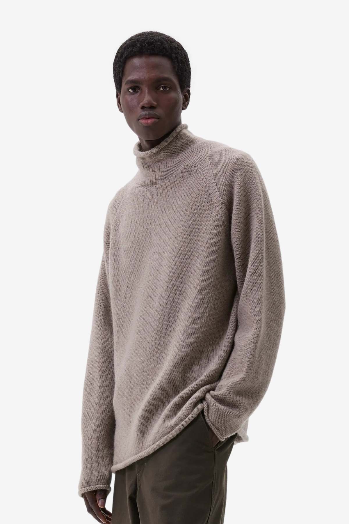 Margaret Howell MHL Rolled Edge Roll Neck Turtleneck - Image 2 of 4