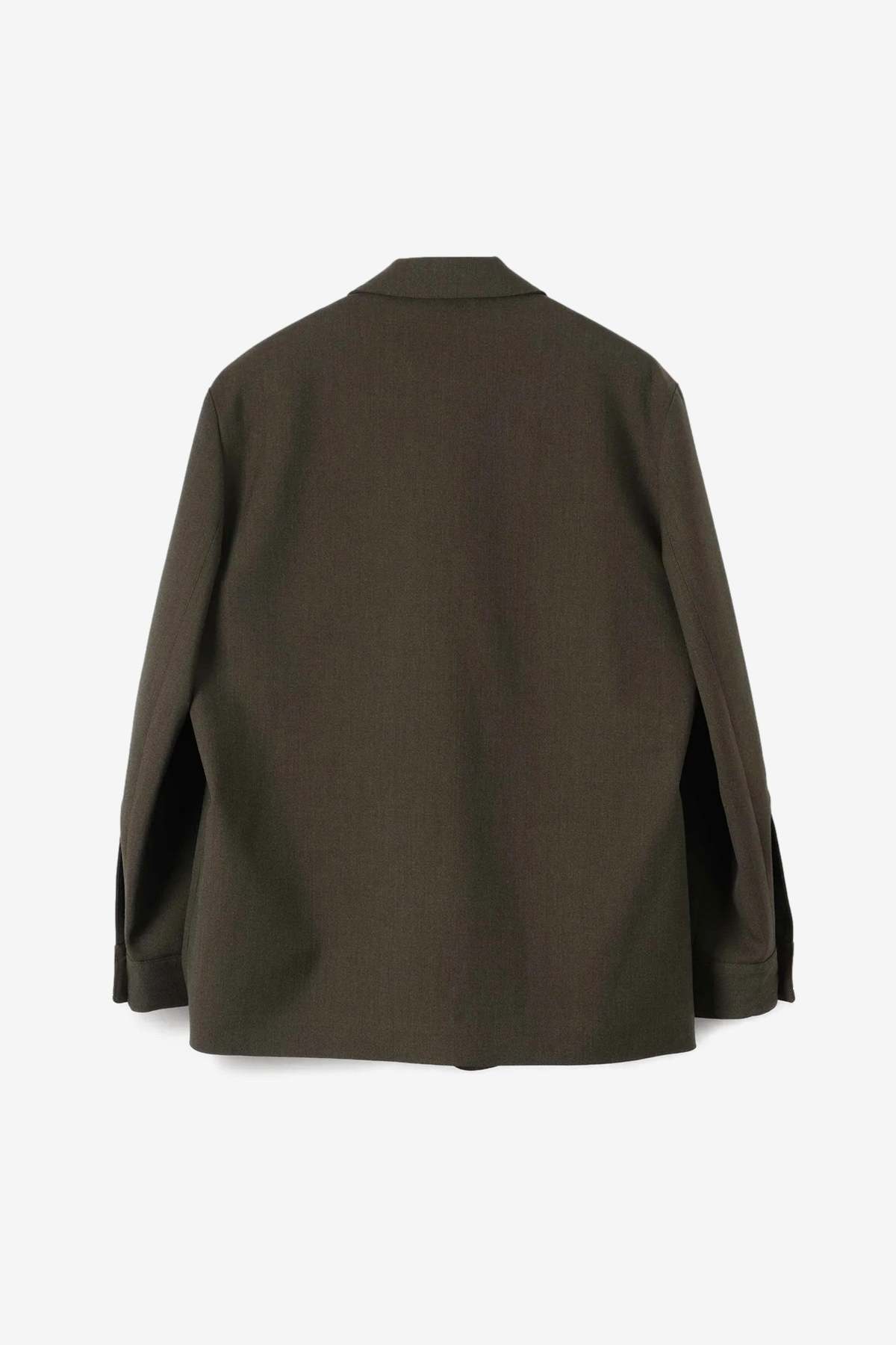 Margaret Howell Shirt Cuff Blazer - Khaki Brown - Image 3 of 4