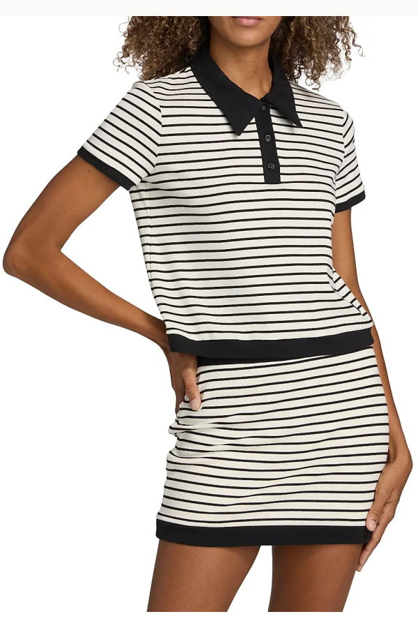 Jonathan Simkhai Jonie Mini Skirt - Black Multi