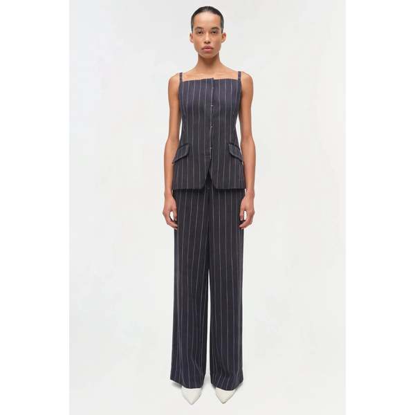Jonathan Simkhai Tavar Pants - Midnight Stripe