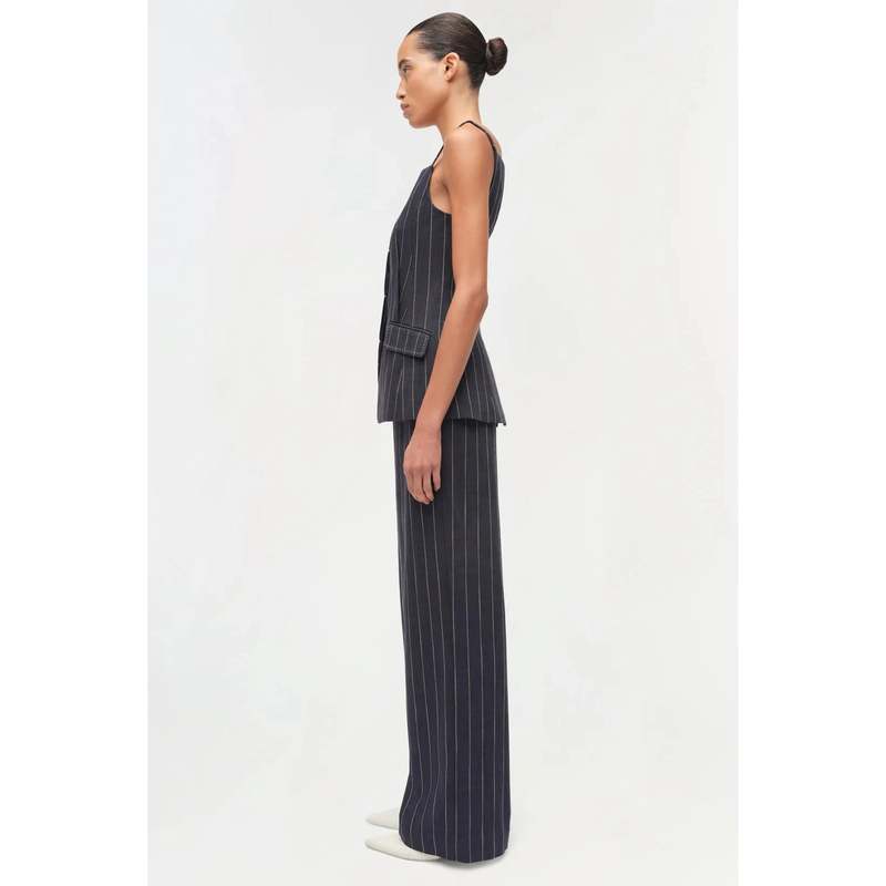 Jonathan Simkhai Tavar Pants - Midnight Stripe