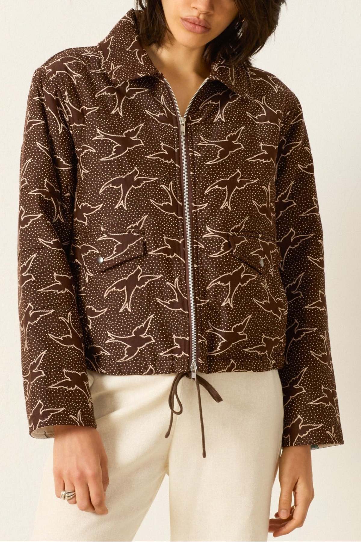 Alix Of Bohemia Lex Clove Swallow Jacket - Dark Brown - Image 1 of 1
