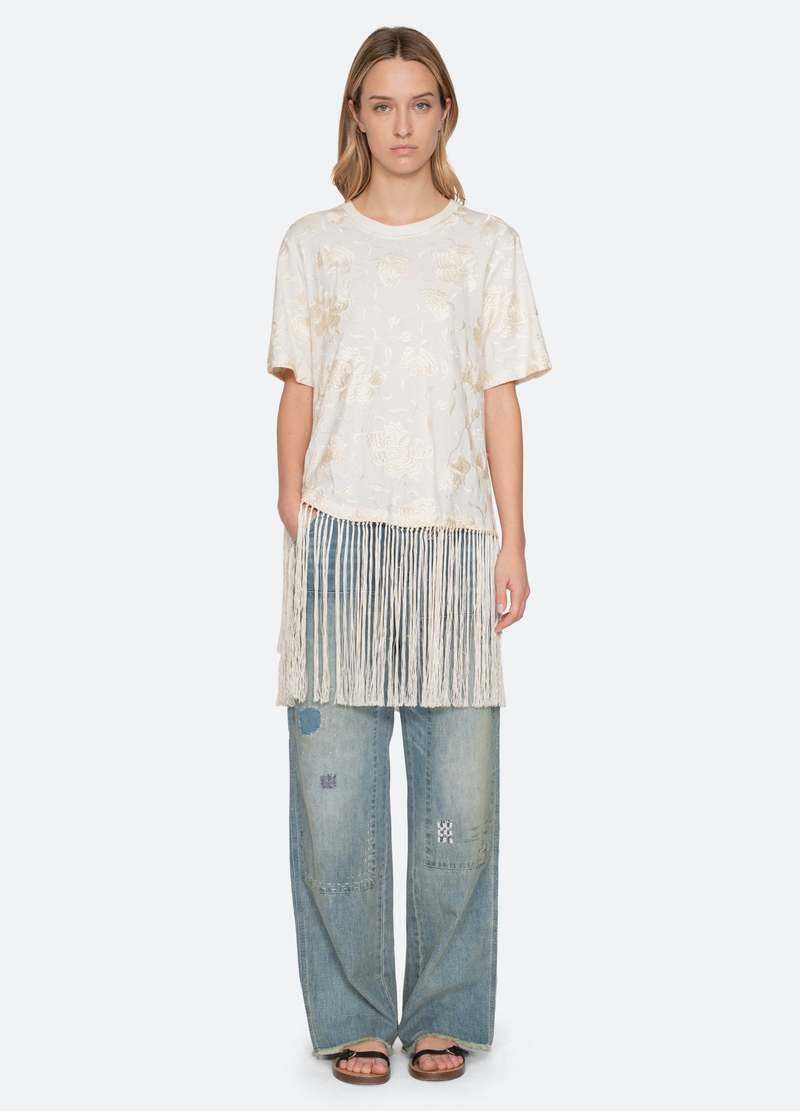 Sea NY Rafina Combo T-Shirt - White