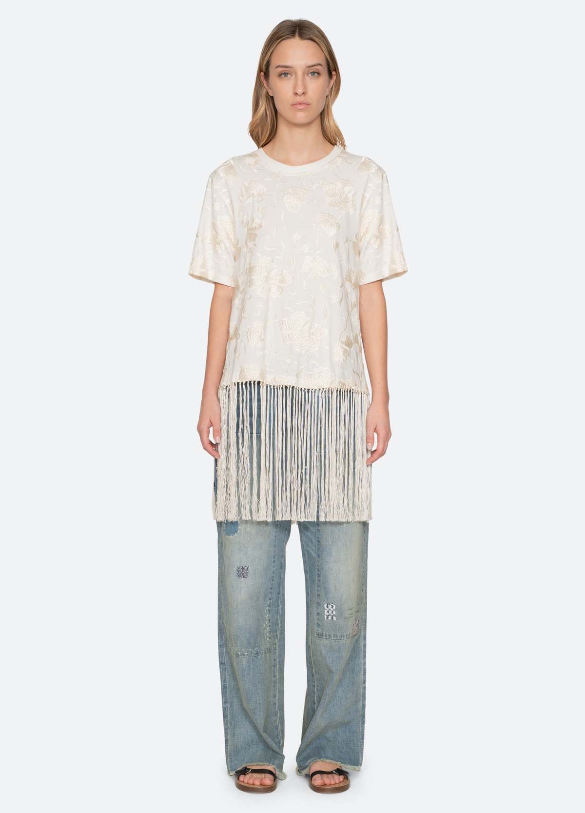 Sea NY Rafina Combo T-Shirt - White - Image 6 of 7