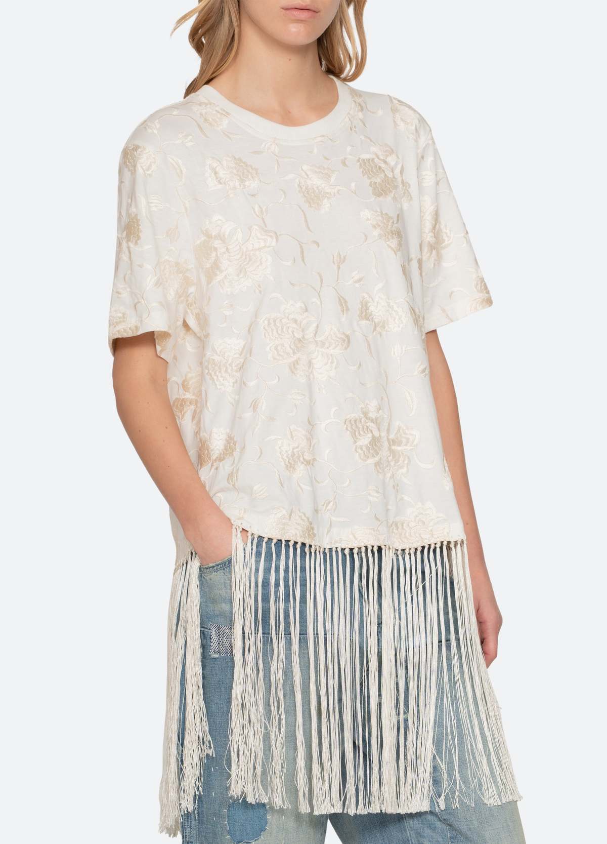 Sea NY Rafina Combo T-Shirt - White - Image 7 of 7