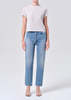 AGOLDE 90's Pinch Waist Crop High Rise Straight Jeans in Renew - Thumbnail 2