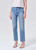 AGOLDE 90's Pinch Waist Crop High Rise Straight Jeans in Renew - Thumbnail 3