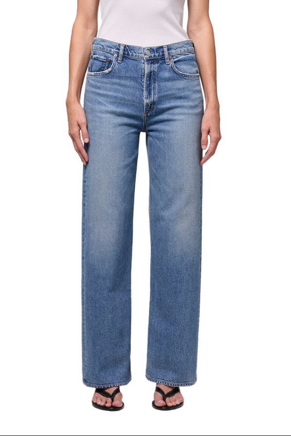 AGOLDE Ren Jean High Rise Wide Leg Jeans - Measure