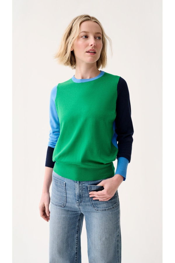 MASHBURN Kit Crewneck Sweater - Green