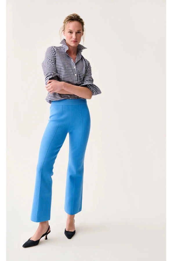 MASHBURN Lara Pant - French Blue Supima Cotton