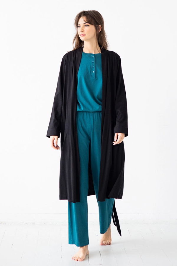 Salua Lingerie Travel Pima Cotton Robe 