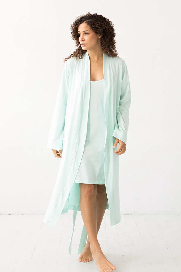 Salua Lingerie Travel Robe in Pima Cotton 44" Robe