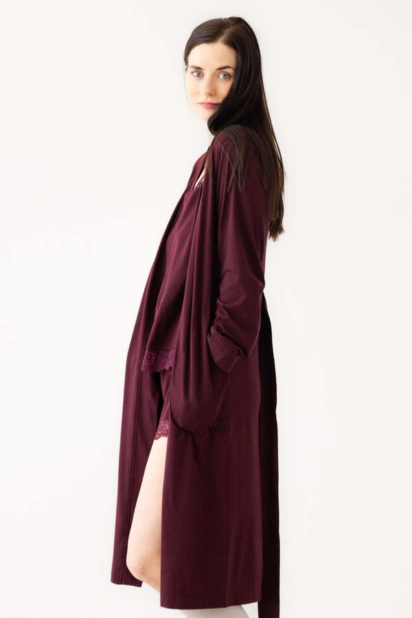 Salua Lingerie Travel Robe in Pima Cotton 44" Robe