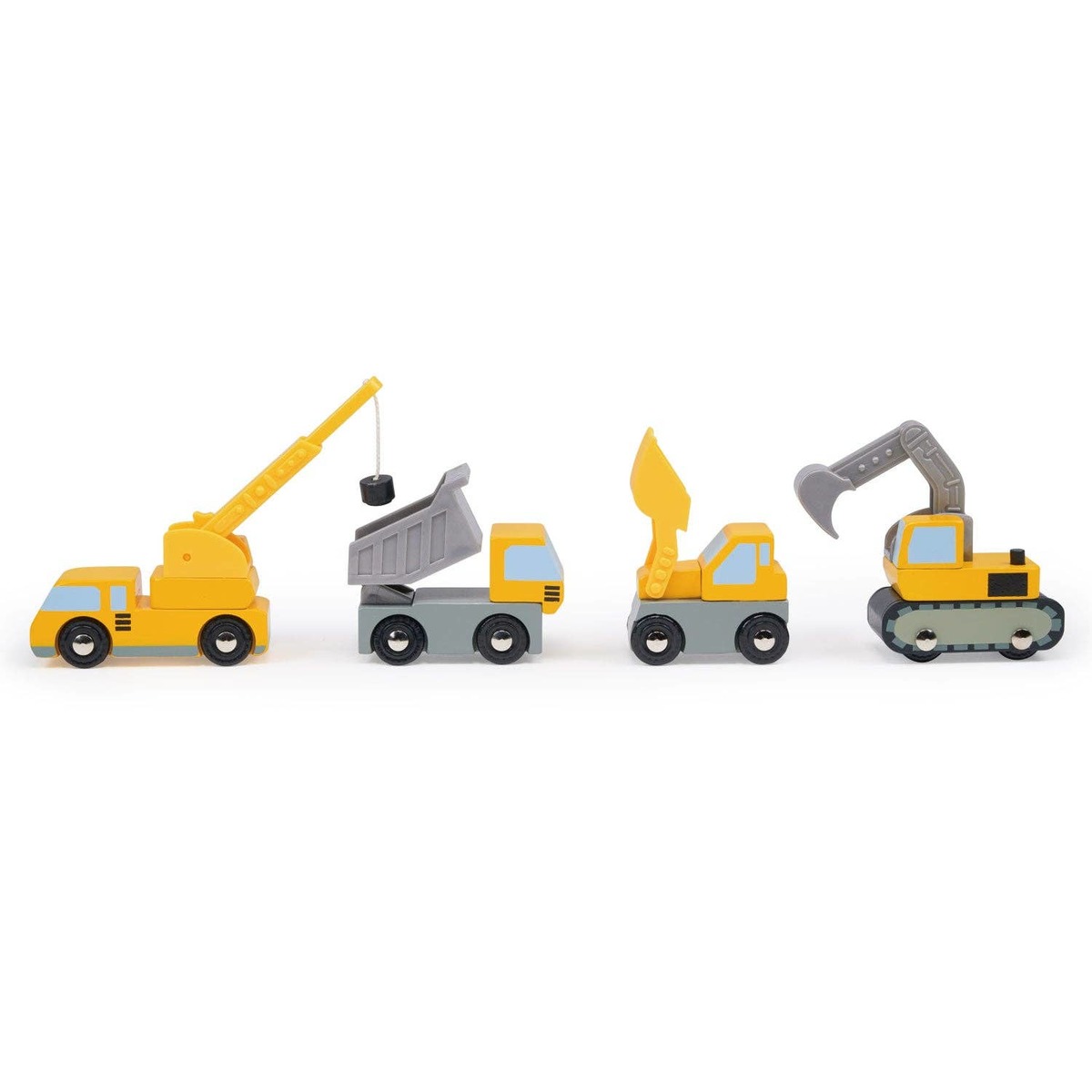 Kids Mentari Toys 4-Piece Construction Building Vehicles Toy Set - Image 2 of 9