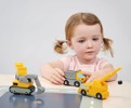 Kids Mentari Toys 4-Piece Construction Building Vehicles Toy Set - Thumbnail 4