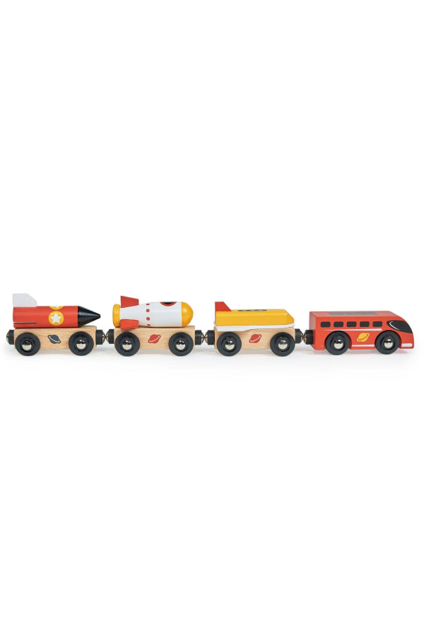 Kids Mentari Toys The Space Rocket Train Train Set