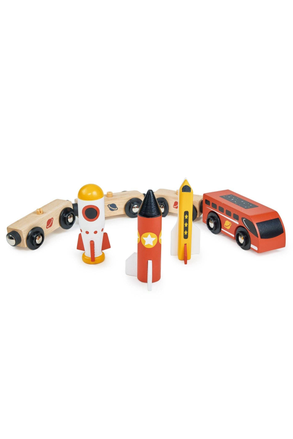 Kids Mentari Toys The Space Rocket Train Train Set
