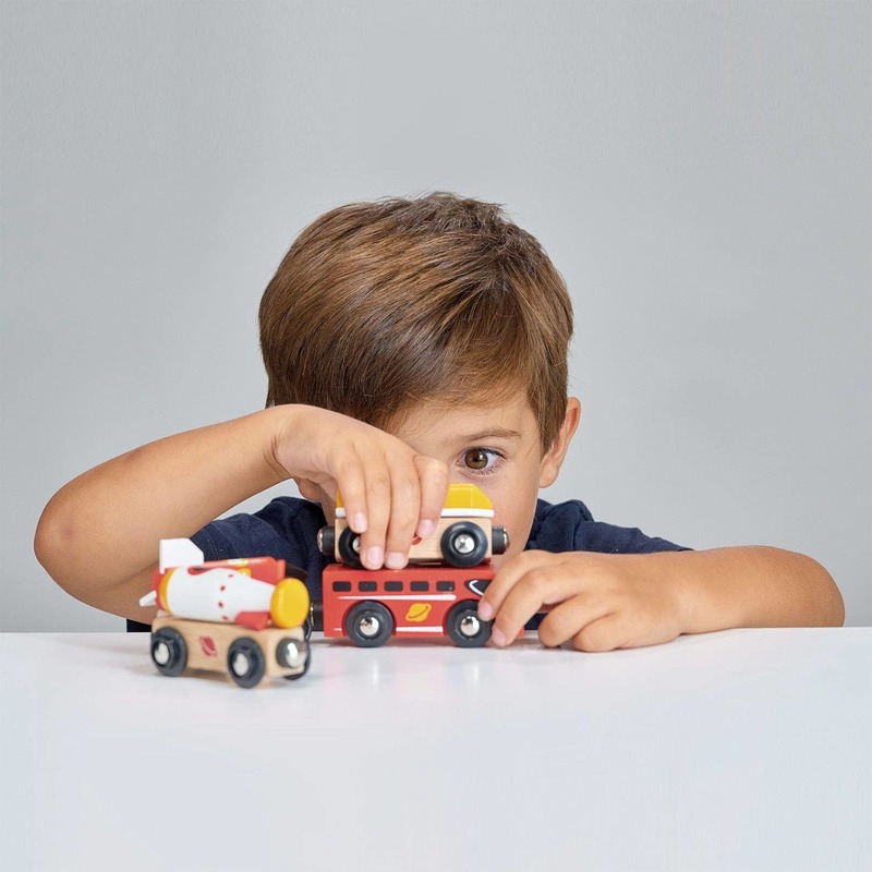 Kids Mentari Toys The Space Rocket Train Train Set