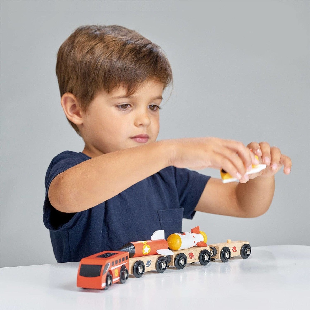 Kids Mentari Toys The Space Rocket Train Train Set - Image 6 of 6