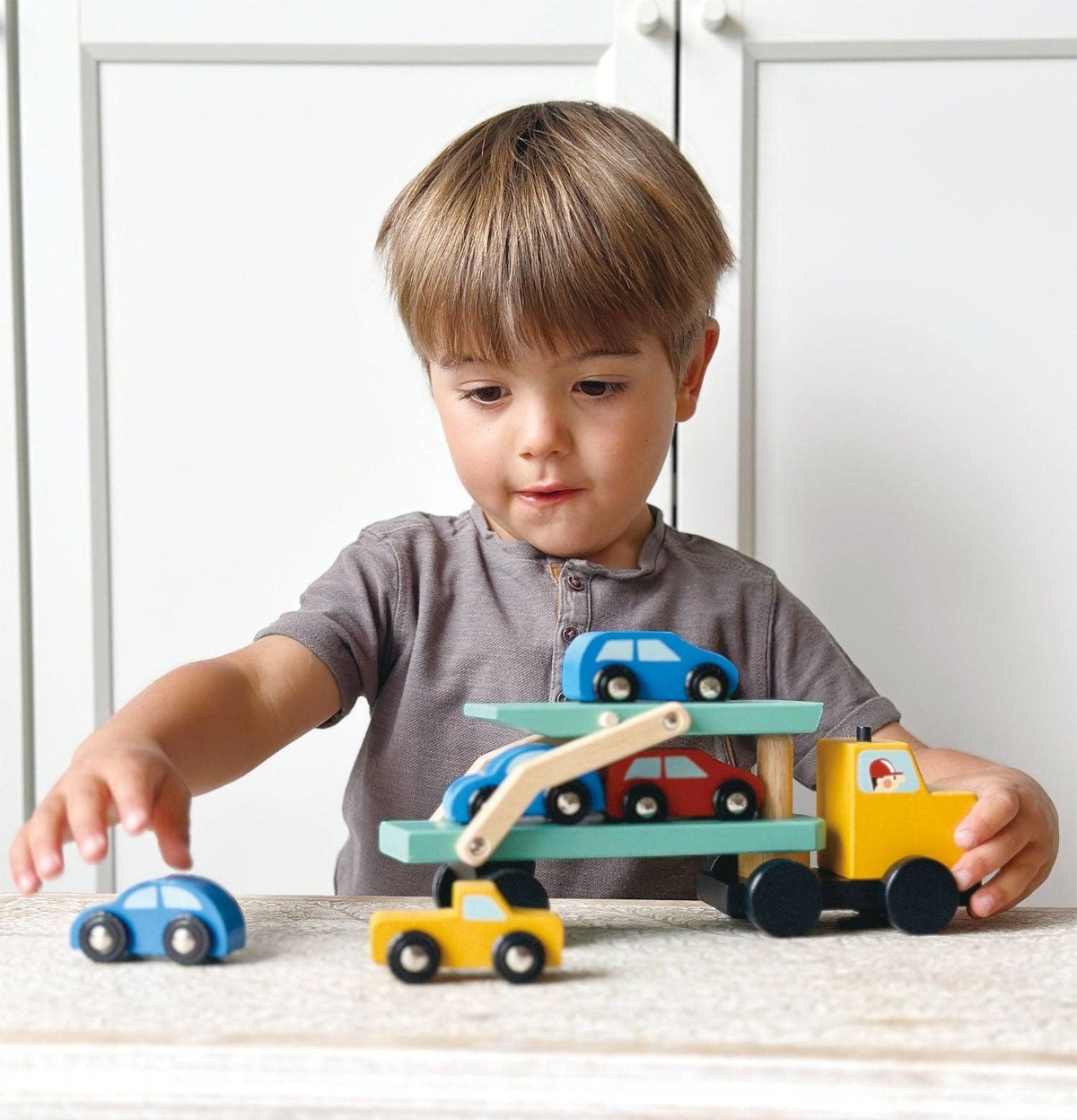 Kids Mentari Toys Vehicle Transporter Toy - Image 4 of 8