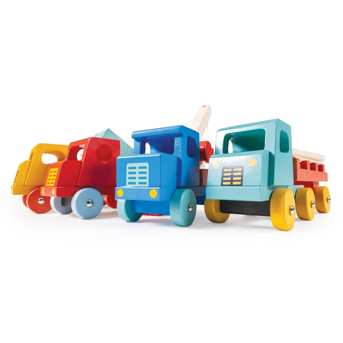 Kids Mentari Toys Lorry Toy - Yellow - Image 4 of 12