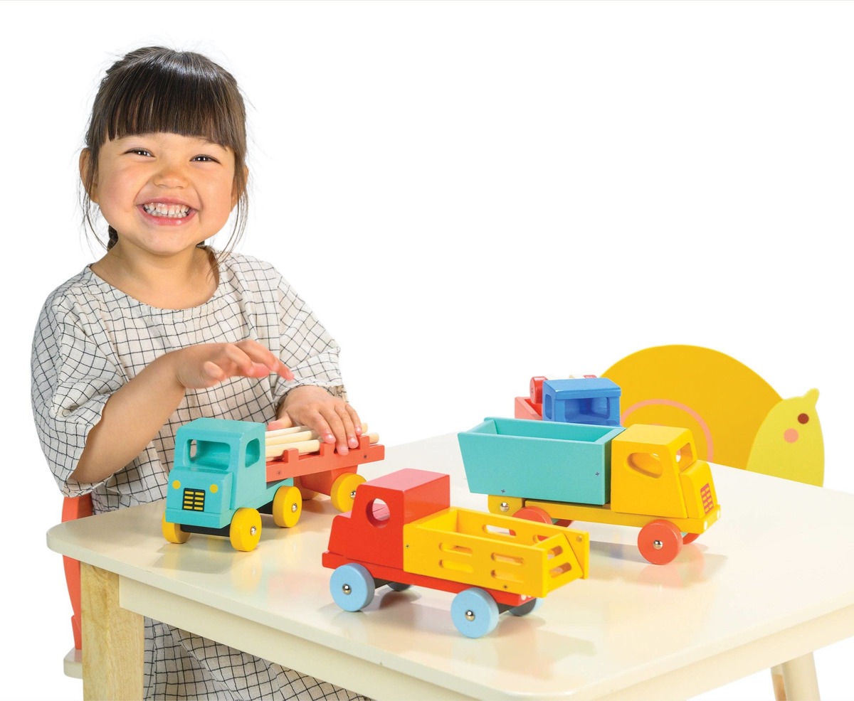 Kids Mentari Toys Lorry Toy - Yellow - Image 6 of 12