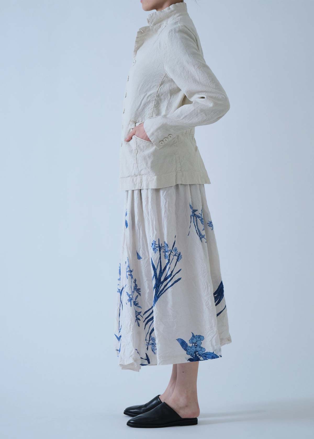 Pas de Calais 3426 Jacket - Ivory - Image 3 of 5