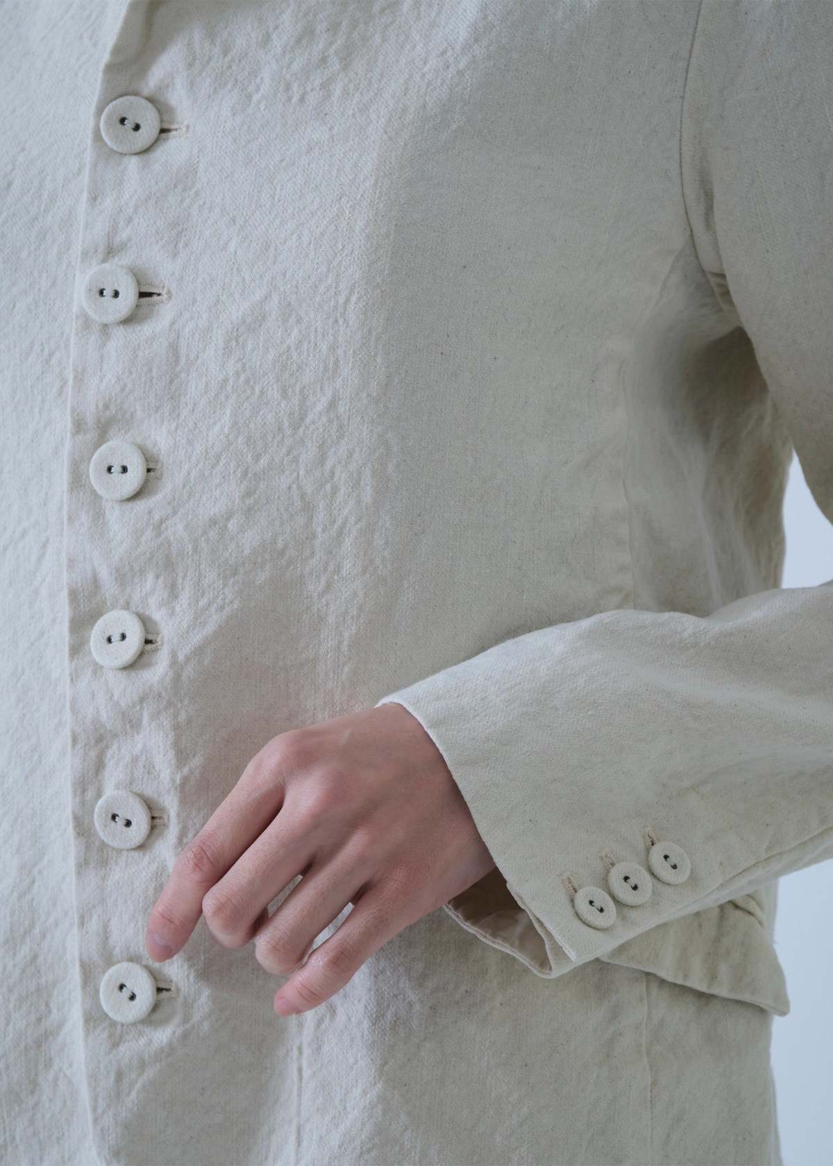 Pas de Calais 3426 Jacket - Ivory - Image 5 of 5