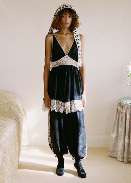 Apolina Sissy Smock Dress - Snowdrop Calico | Garmentory