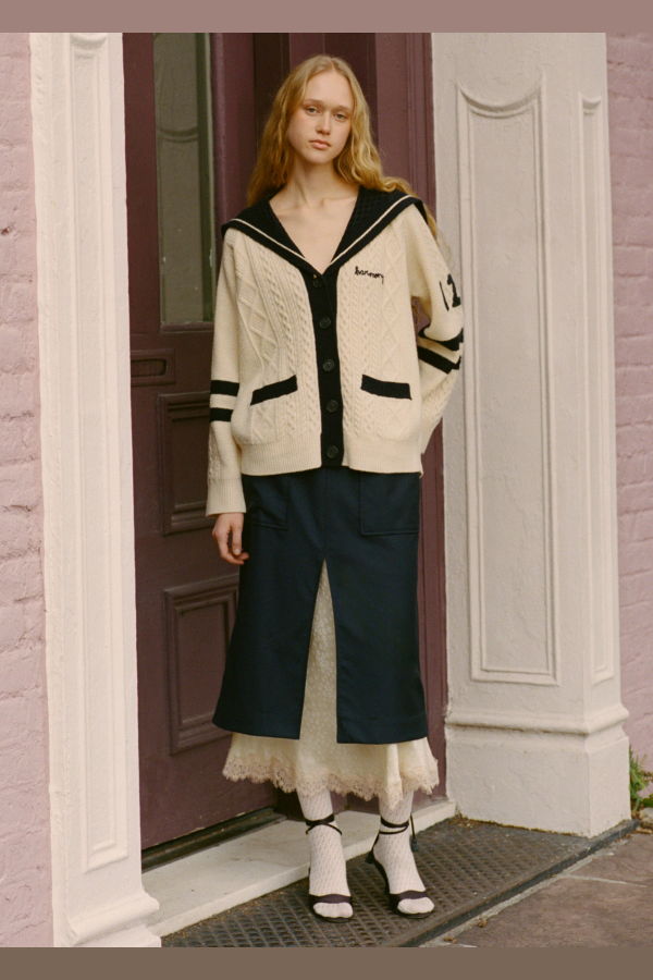 Sea NY Fiora Skirt - Navy