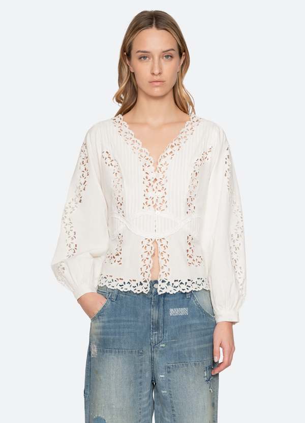 Sea NY Sofia Blouse - Cream