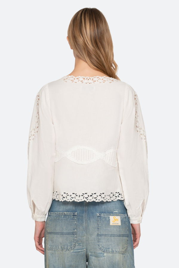 Sea NY Sofia Blouse - Cream