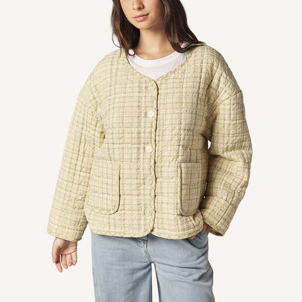 amente Eyelet Reversible Quilted Jacket amente Eyelet Reversible Quilted Jacket