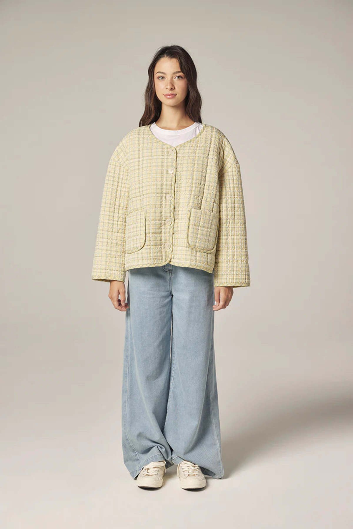 amente Eyelet Reversible Quilted Jacket - Image 2 of 15