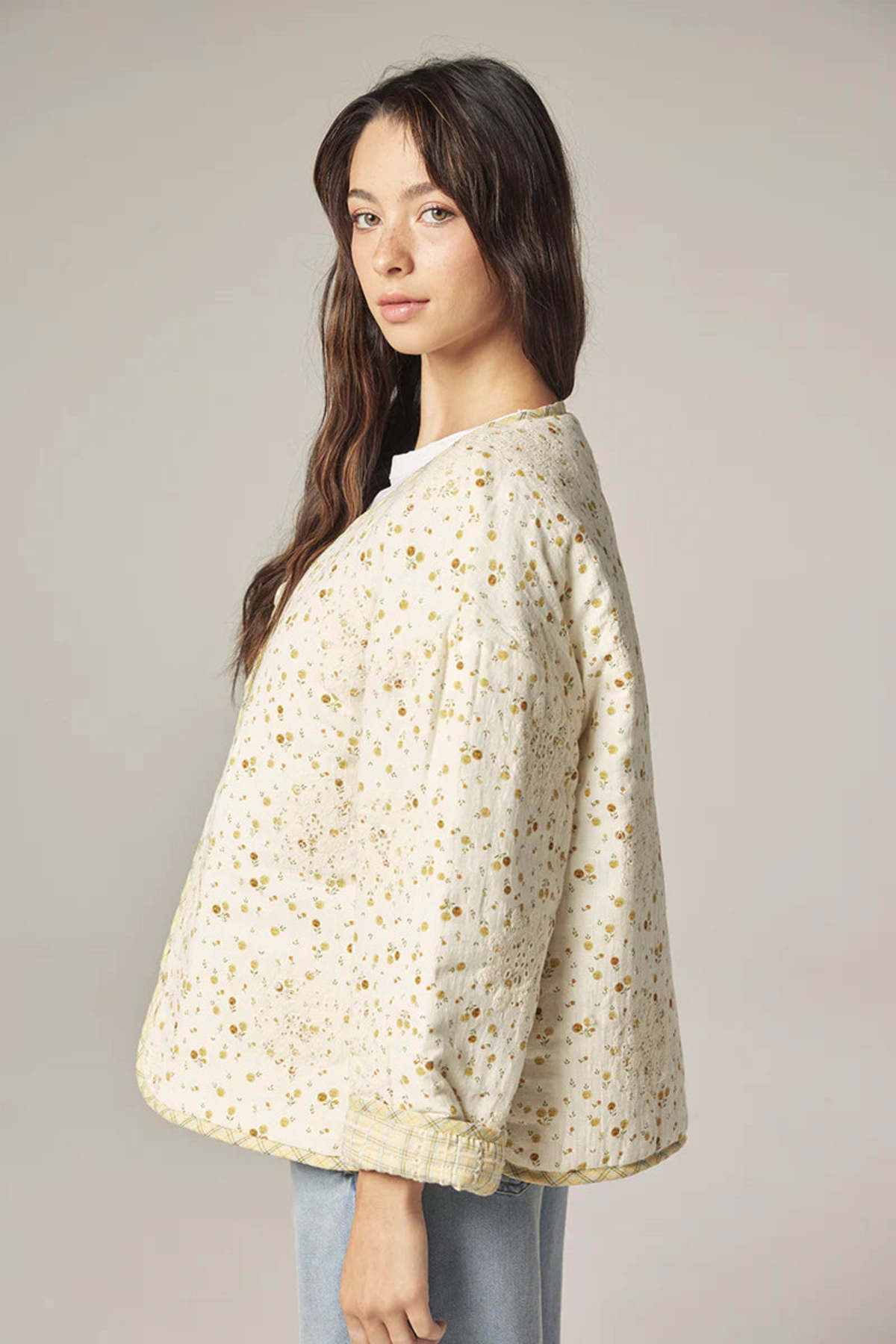 amente Eyelet Reversible Quilted Jacket - Image 4 of 15