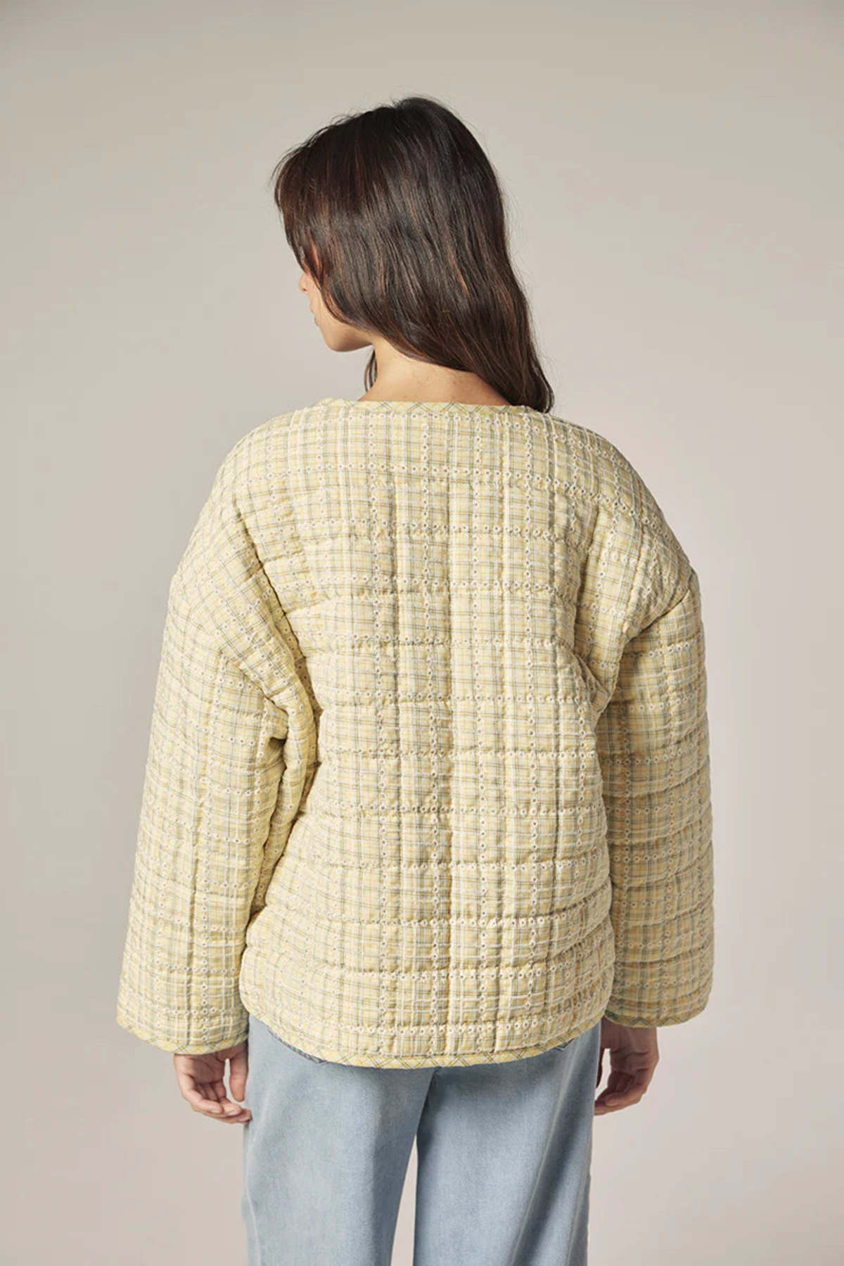 amente Eyelet Reversible Quilted Jacket - Image 7 of 15