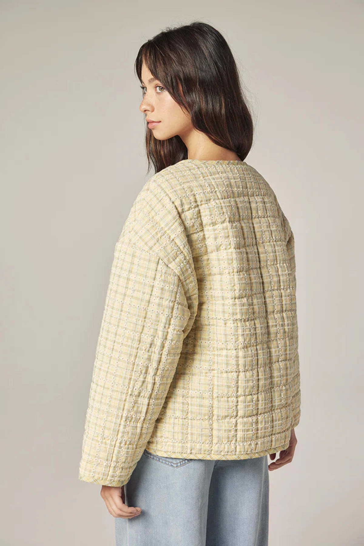 amente Eyelet Reversible Quilted Jacket - Image 8 of 15