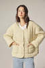 amente Eyelet Reversible Quilted Jacket - Thumbnail 11