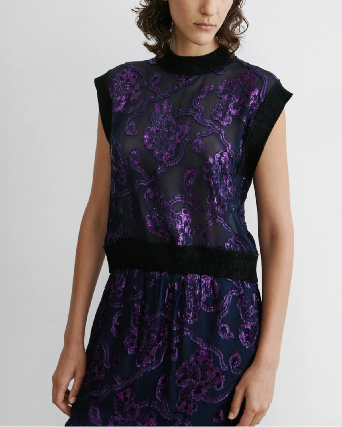 Rachel Comey Orin Top - Purple - Image 2 of 6