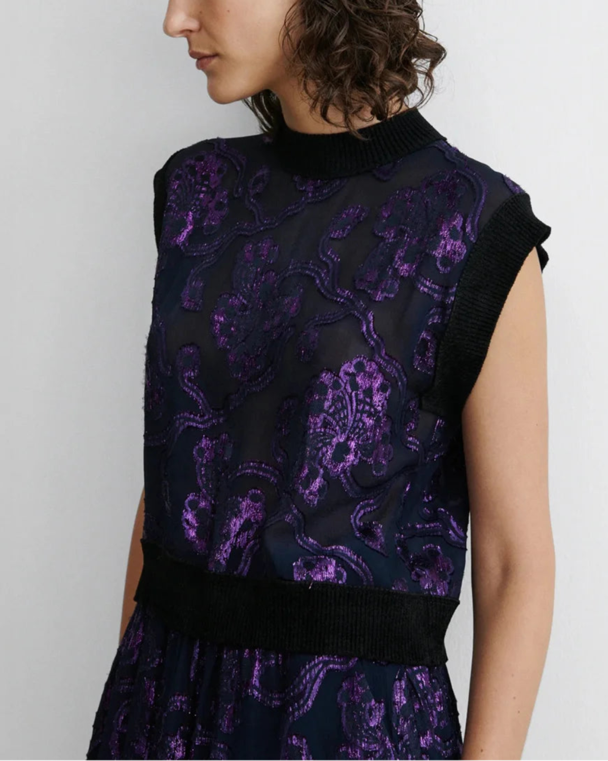 Rachel Comey Orin Top - Purple - Image 5 of 6