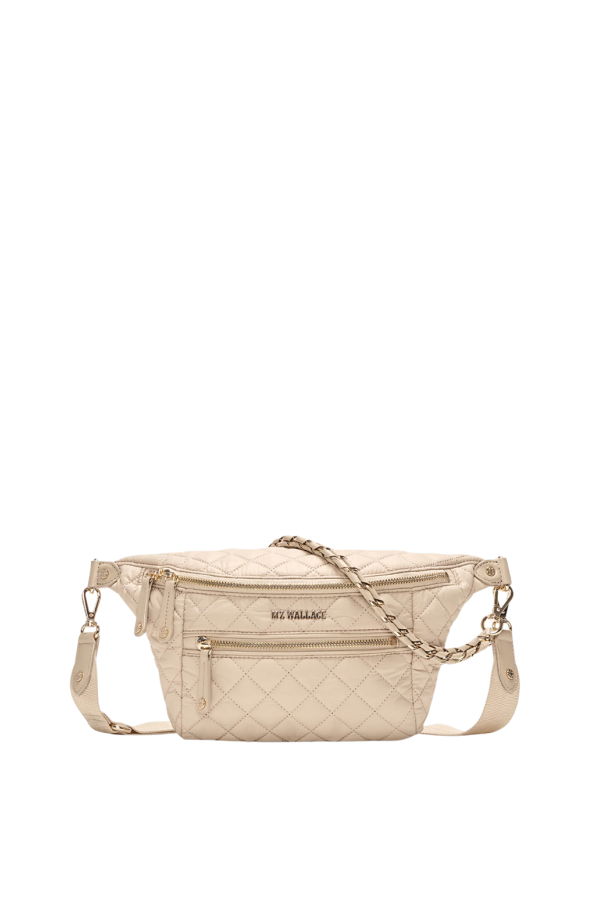 mz wallace Small Crosby Crossbody Sling Bag - Buff