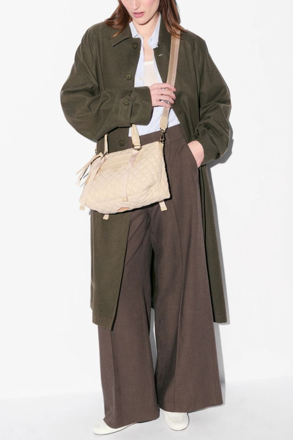 mz wallace Small Park Satchel - Buff