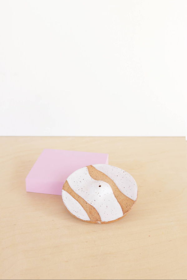 Nightshift Ceramics Wave Ceramic Incense Holder XL