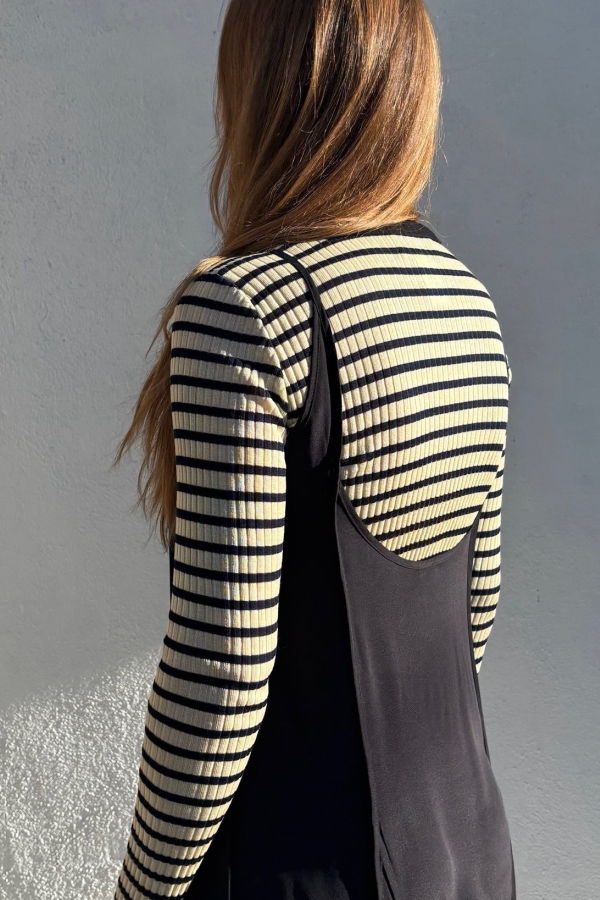 LA FETICHE Jackie Raye Fine Ribbed Top