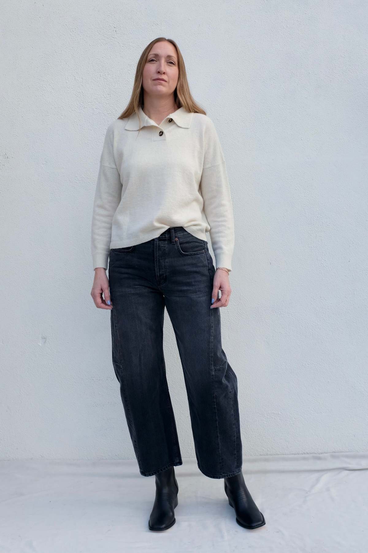 Atelier Delphine Soft Polo Shirt Sweater - Image 2 of 5