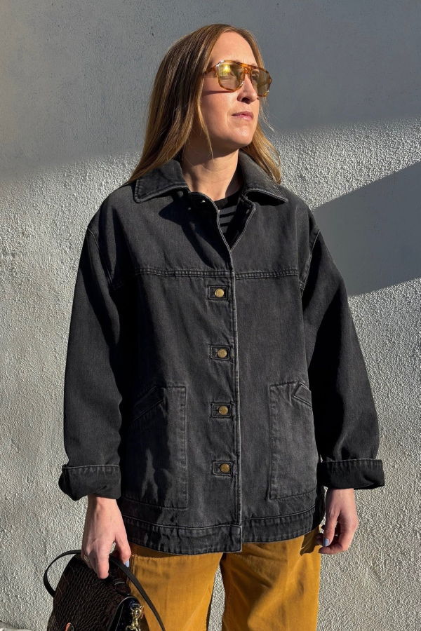 B Sides Stadium Jacket - Len Black